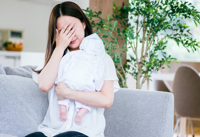 里帰り出産中の夫の浮気問題。