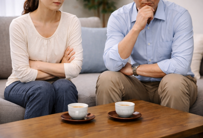 婚約者の職業への不安。