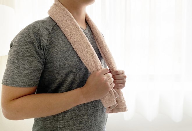 サウナに通う夫の浮気問題。